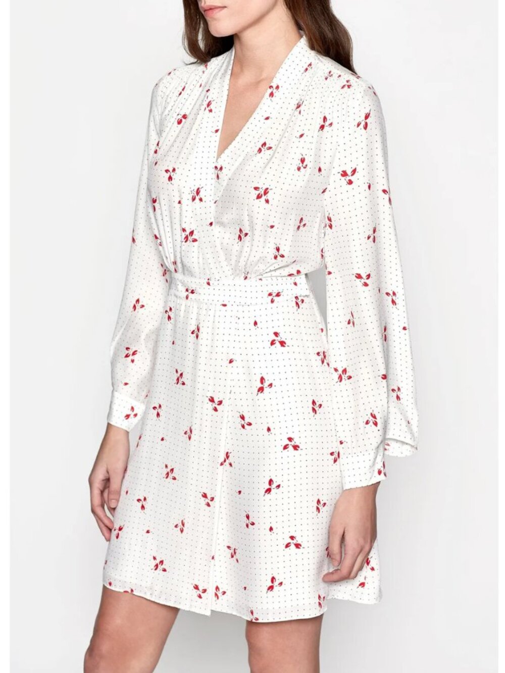 Equipment SILK Wrap Dress 6 NWOT